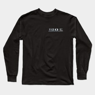 Mercedes Benz 190E Emblem W201 Long Sleeve T-Shirt